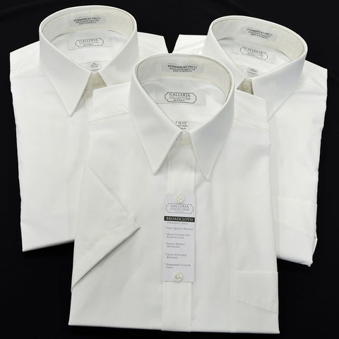 Classic Fit Long Sleeve White Shirt - Big