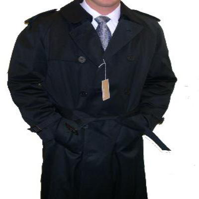 Hart Schaffner Marx Trench Coat - Black
