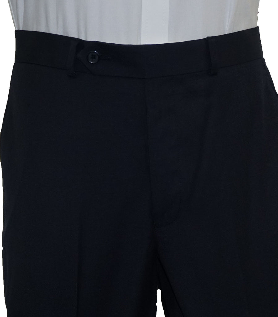 Washable Wool Blend Flat Front Pants Washable Wool Blend Flat Front Pants