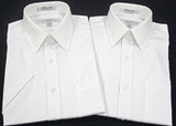 Slim Fit White Shirts - Short Sleeve